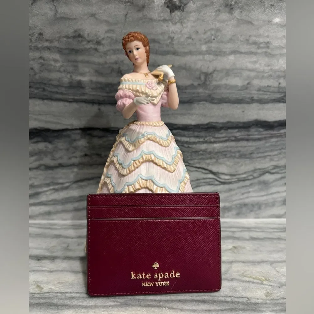 Kate Spade Small Leather Slim Card Holder‎ w/Dust Bag